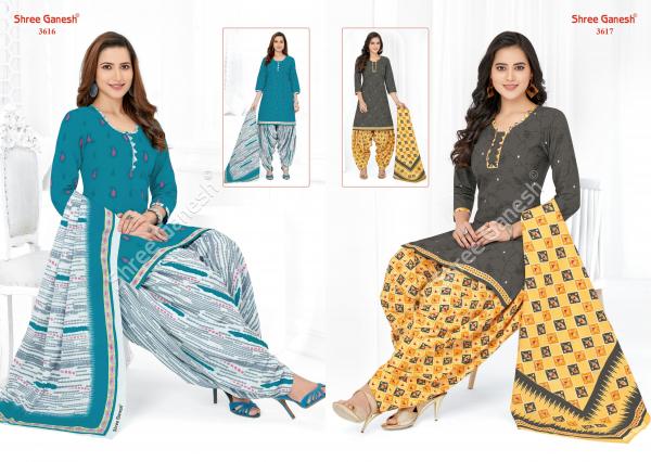 Shree Ganesh Hansika Vol-16 Cotton Designer DressMaterial